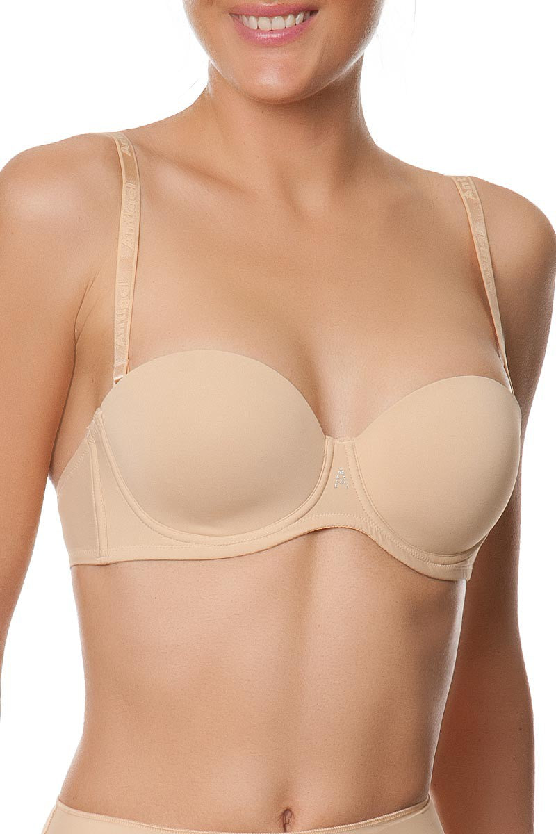VerPetridure Clearance Strapless Bras for Women Large Bust Comfort  Breathable Anti-Slip Bandeau Bra Seamless Wirefree Padded Tube Top Bralette  