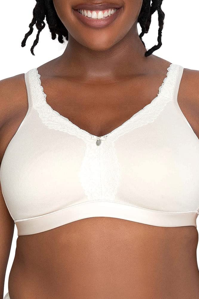 Curvy Couture Cotton Luxe Unlined Wire-Free NATURAL buy for the
